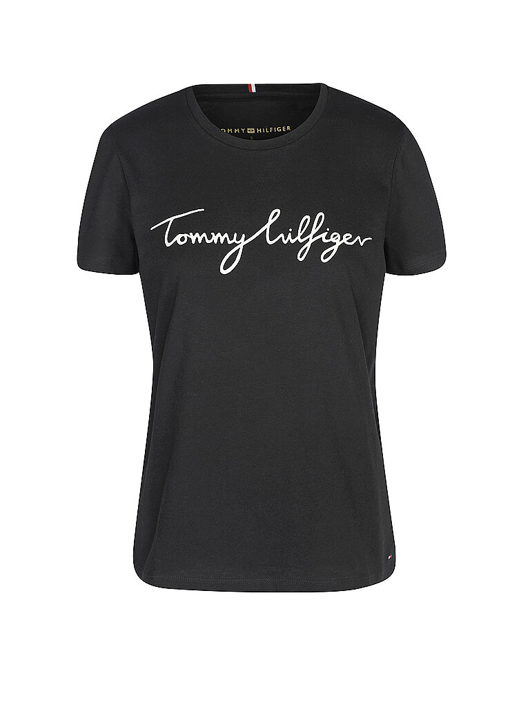 TOMMY HILFIGER T Shirt Regular Fit  schwarz | XL